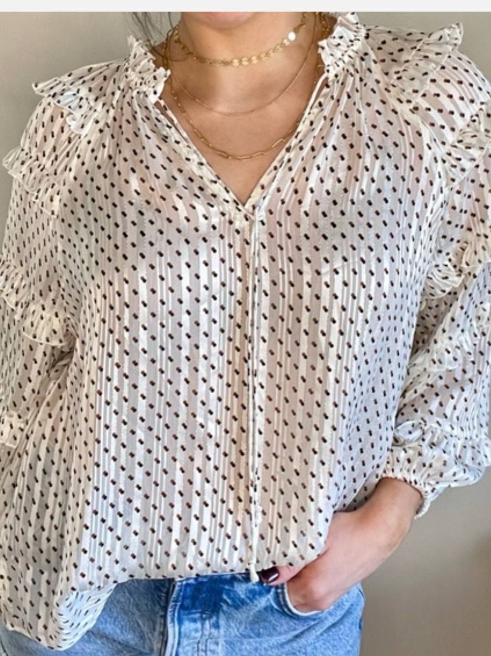 Express Statement Sleeve Blouse
